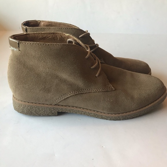 Tommy Hilfiger Taupe Suede Chukka Boots - Picture 5 of 14